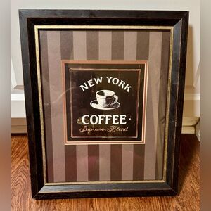 Angela Staehling Art New York Coffee Supreme Blend 14 by 16” Print Rustic